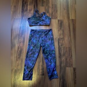 CVG Galaxy Capri & Butterfly Bra Set